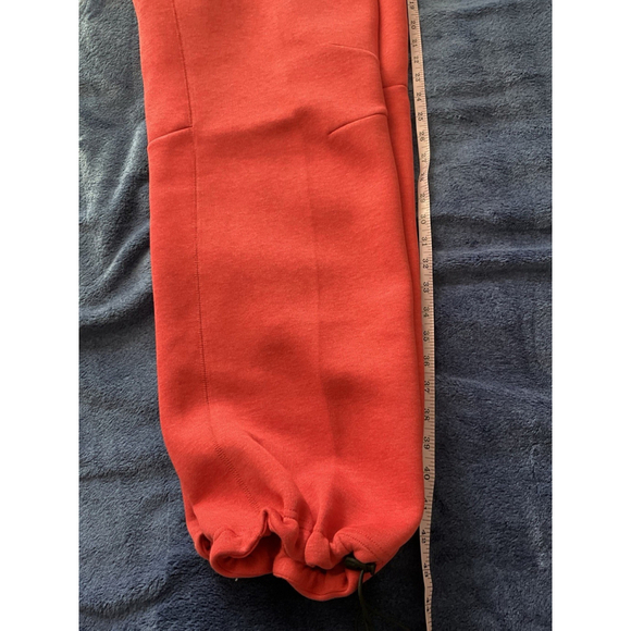 Nike Sportswear Tech Fleece Open Hem Sweatpants Mens Large Tall Red FB8012-672 - Picture 8 of 9